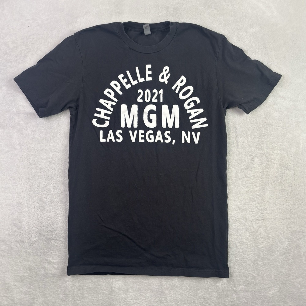 Dave Chappelle Joe Rogan Shirt Mens Size S In The Round Comedy MGM Black